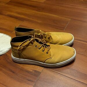 Timberland men’s Davis Square Chukka Shoes A1OI3 Wheat Nubuck Sz 12